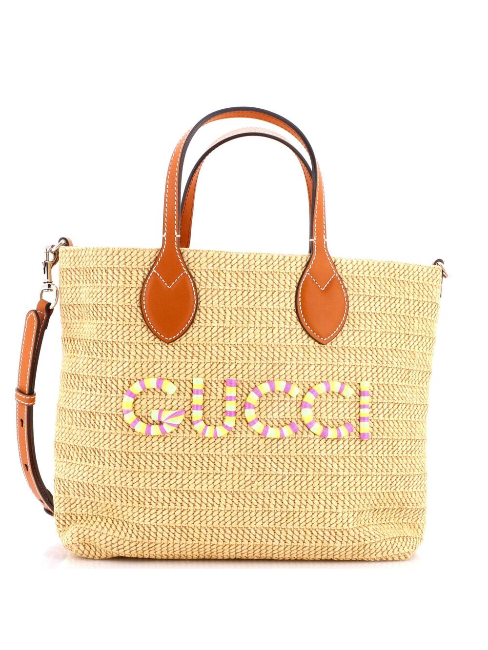 Gucci Logo Plaque Convertible Tote #324484G16B